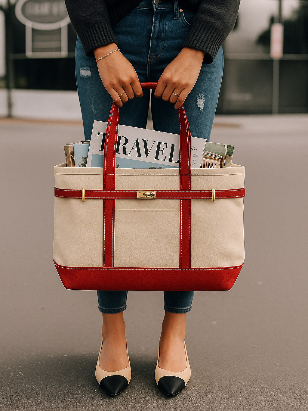 Custom Color Made-to-Order Lux Boat Tote