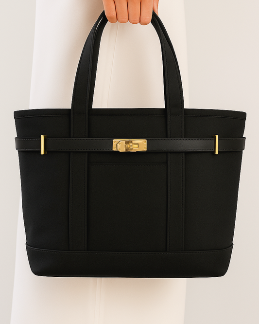 Noir Edition Lux Boat Tote