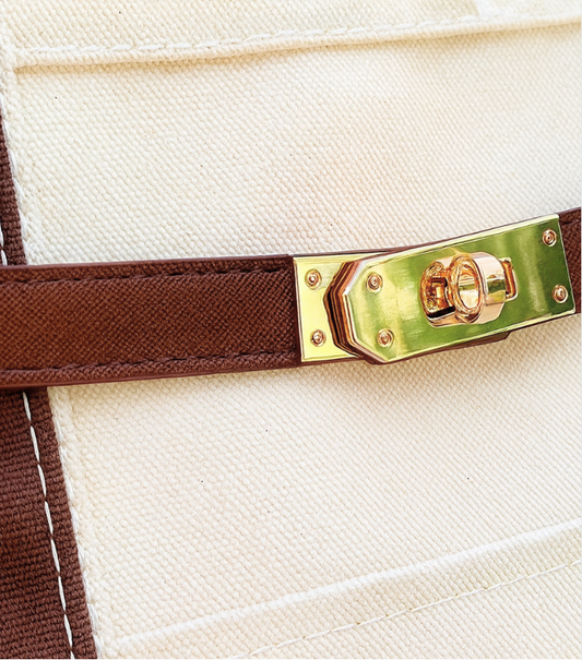 Limited Edition Twilly Tote Boatkin Bag - Burnt Umber