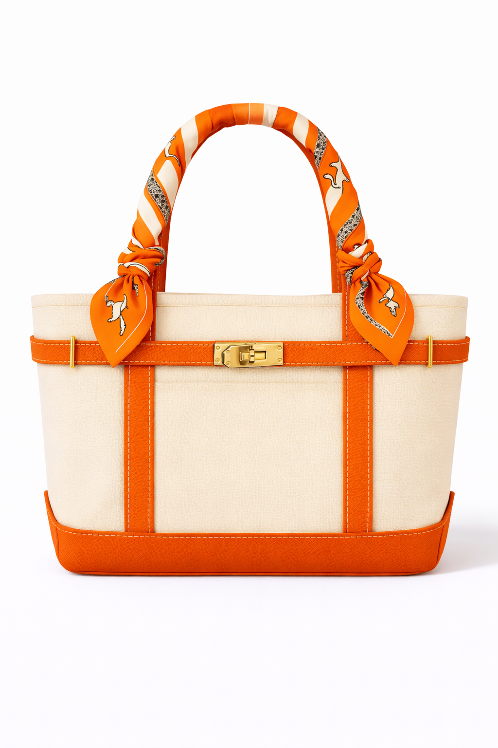 Limited Edition Twilly Tote Boatkin Bag - Burnt Orange