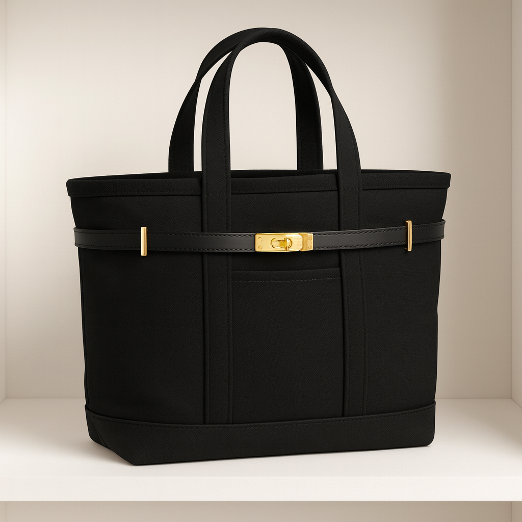 Noir Edition Lux Boat Tote