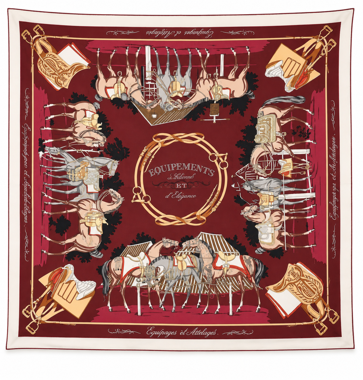 The Bordeaux Cashmere-Silk Scarf