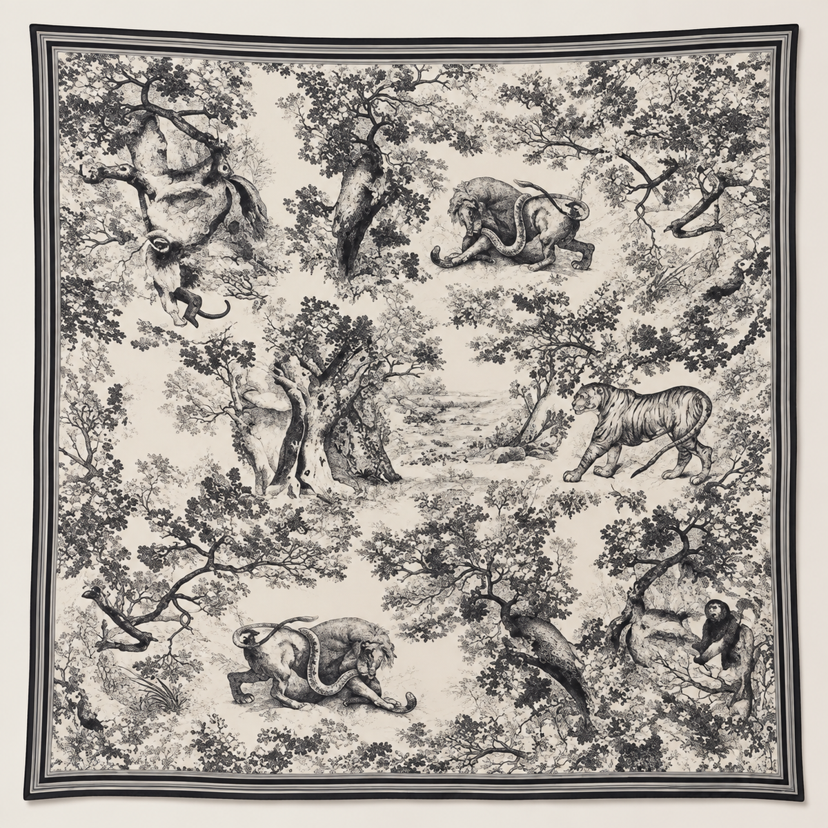 The Menagerie Cashmere-Silk Scarf