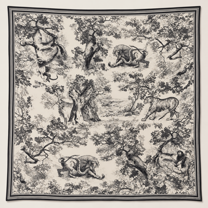 The Menagerie Cashmere-Silk Scarf