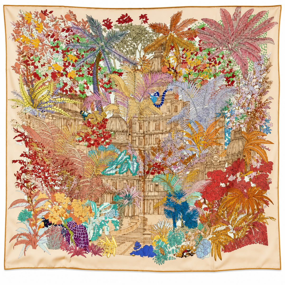 The Jardin Cashmere-Silk Scarf