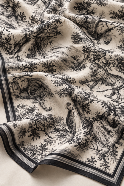 The Menagerie Cashmere-Silk Scarf