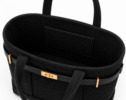 The Manor Tote - Noir