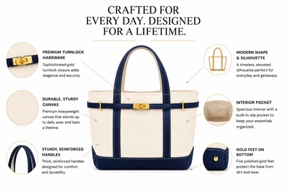 Custom Color Made-to-Order Boatkin Lux Tote