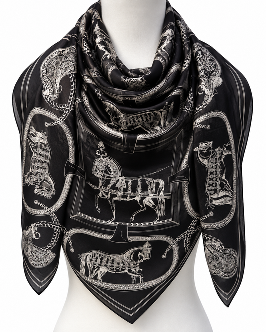 The Cavalier Cashmere-Silk Scarf