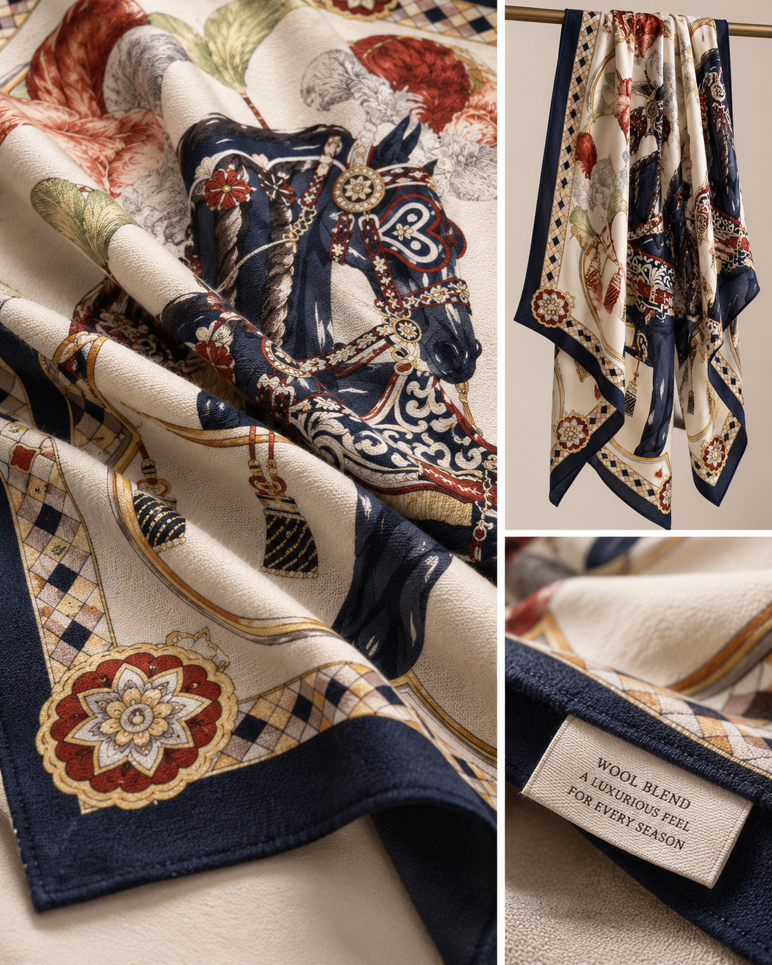 The Bridle Cashmere-Silk Scarf
