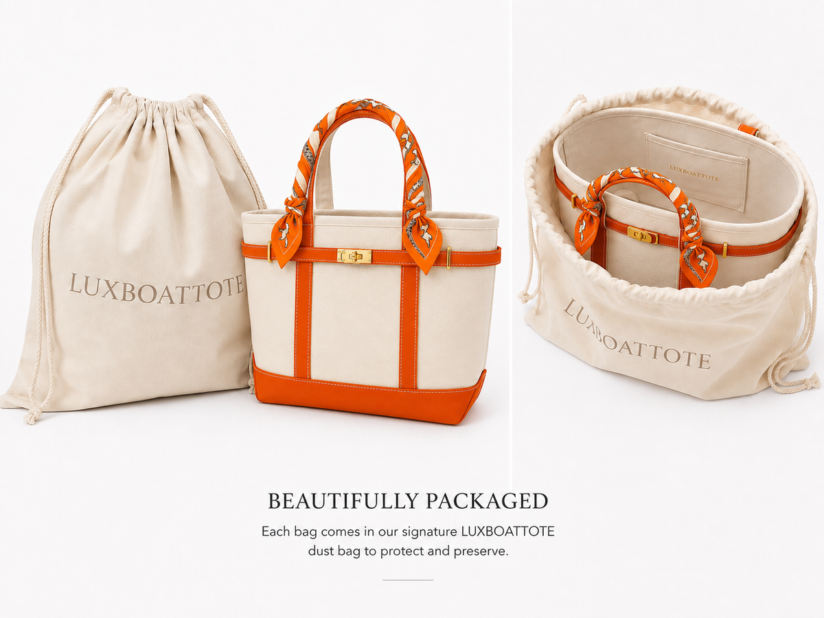 Limited Edition Twilly Tote Boatkin Bag - Burnt Orange