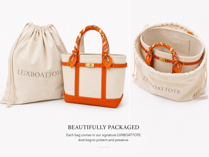 Limited Edition Twilly Tote Boatkin Bag - Burnt Orange