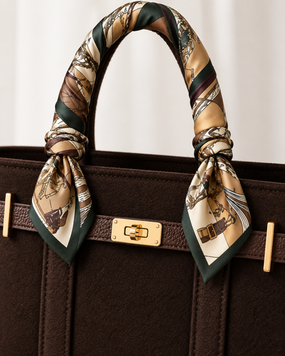 The Manor Twilly Tote — Espresso