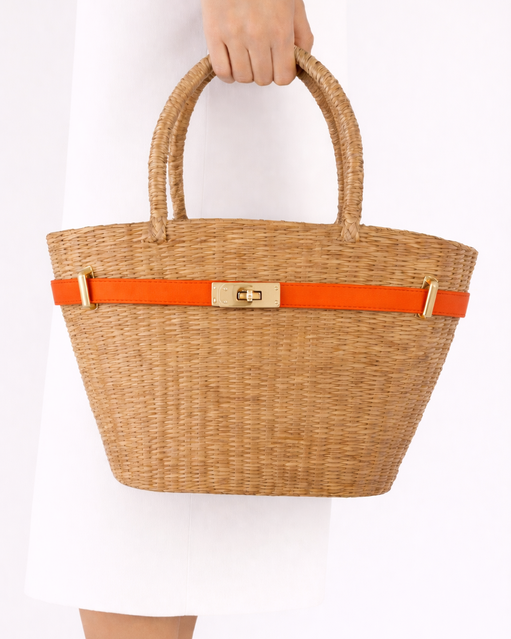 The Classic French Straw Tote