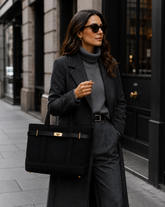 The Manor Tote - Noir