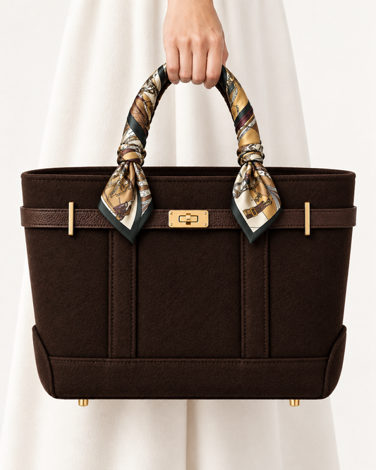 The Manor Twilly Tote — Espresso