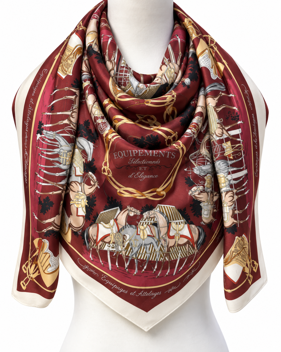 The Bordeaux Cashmere-Silk Scarf