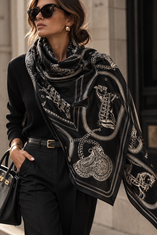 The Cavalier Cashmere-Silk Scarf
