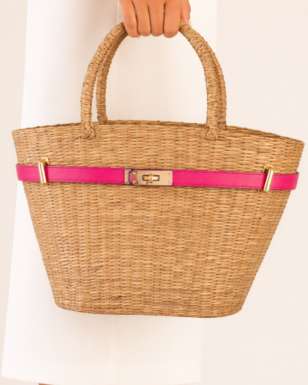 The Classic French Straw Tote