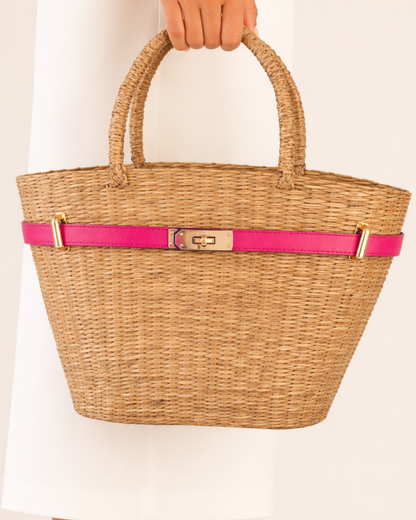 The Classic French Straw Tote
