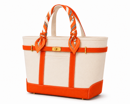Limited Edition Twilly Tote Boatkin Bag - Burnt Orange