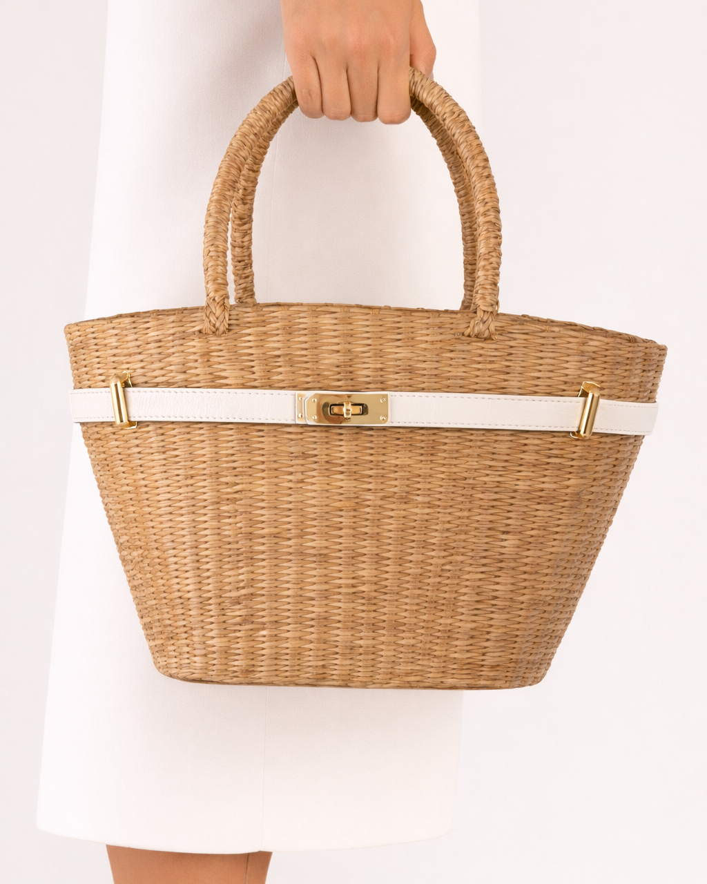 The Classic French Straw Tote