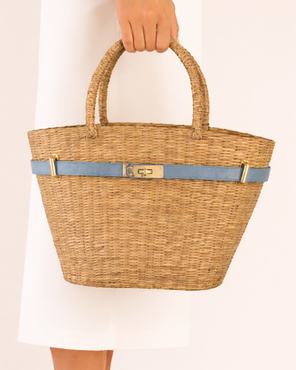 The Classic French Straw Tote