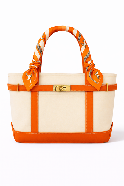 Limited Edition Twilly Tote Boatkin Bag - Burnt Orange