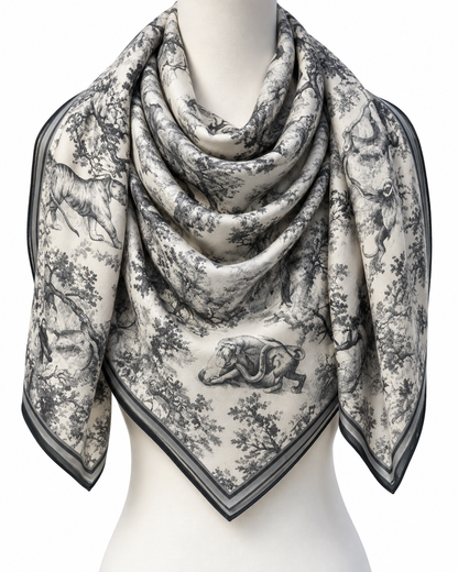 The Menagerie Cashmere-Silk Scarf