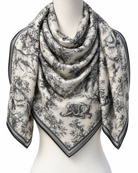 The Menagerie Cashmere-Silk Scarf