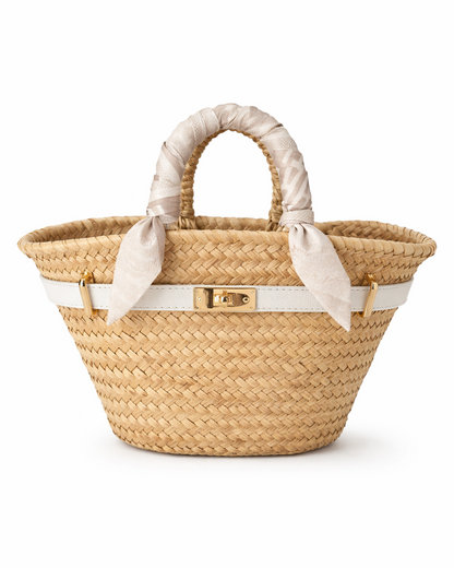 The Le Petite Mini French Straw Boatkin Tote