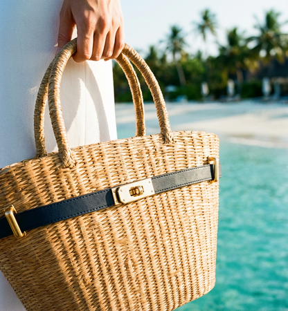 The Classic French Straw Tote