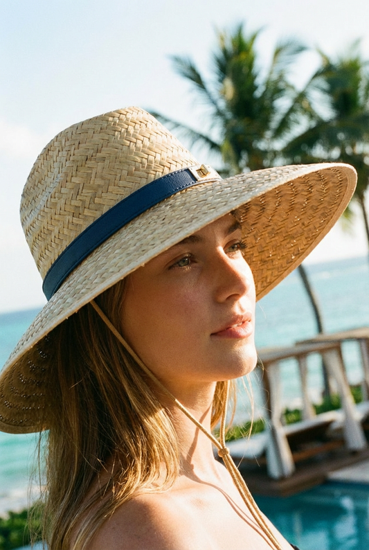 The Palm Classic Straw Lifeguard Hat