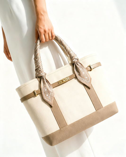 Limited Edition Twilly Tote Boatkin Bag - Oyster