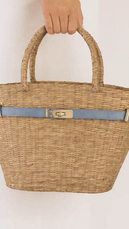 The Classic French Straw Tote