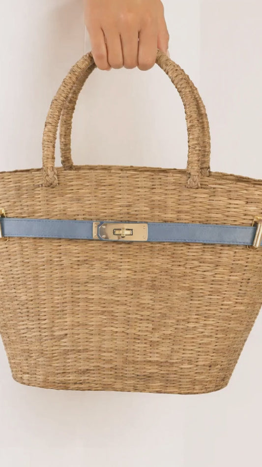 The Classic French Straw Tote