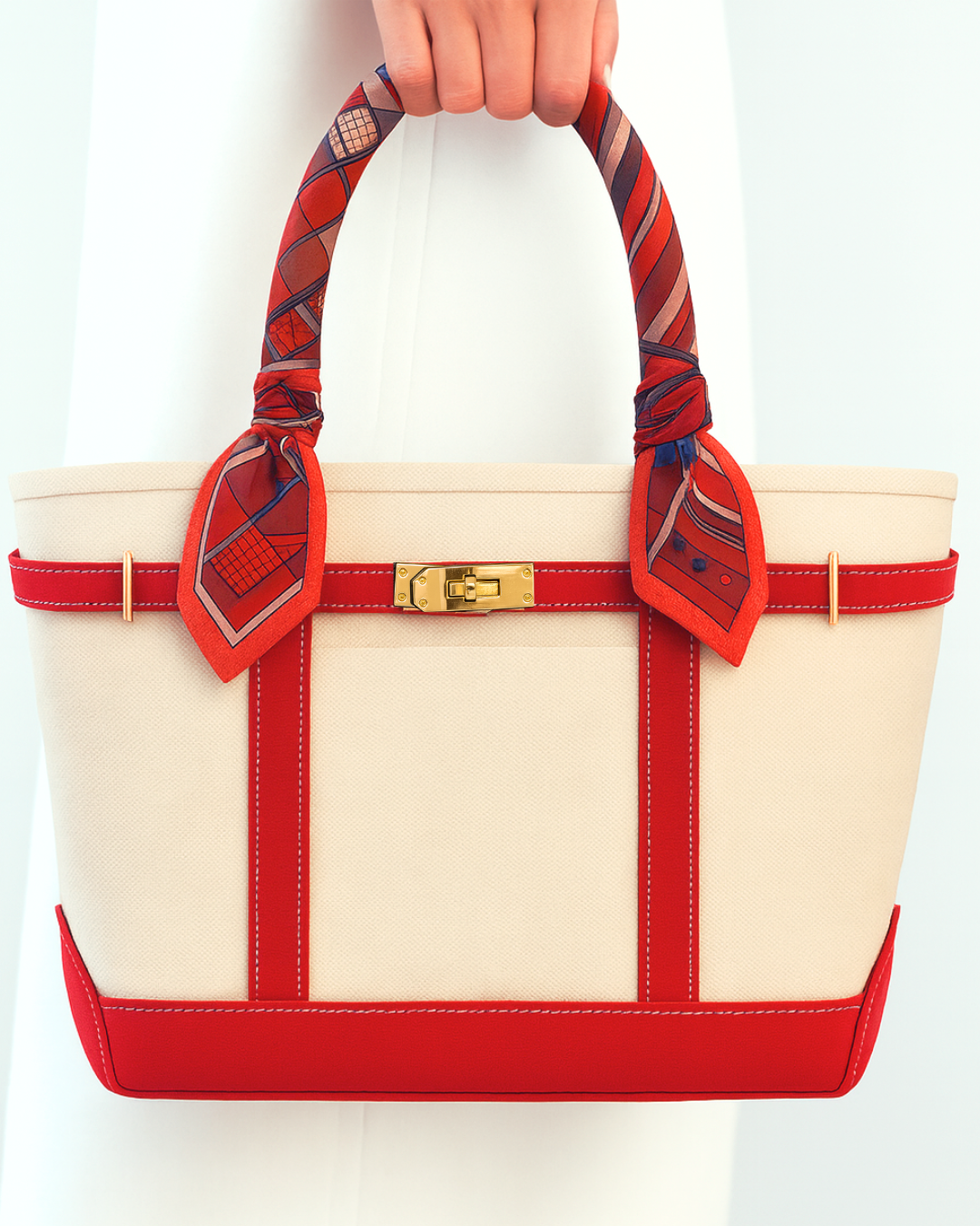 Limited Edition Twilly Tote Boatkin Bag - Crimson Red