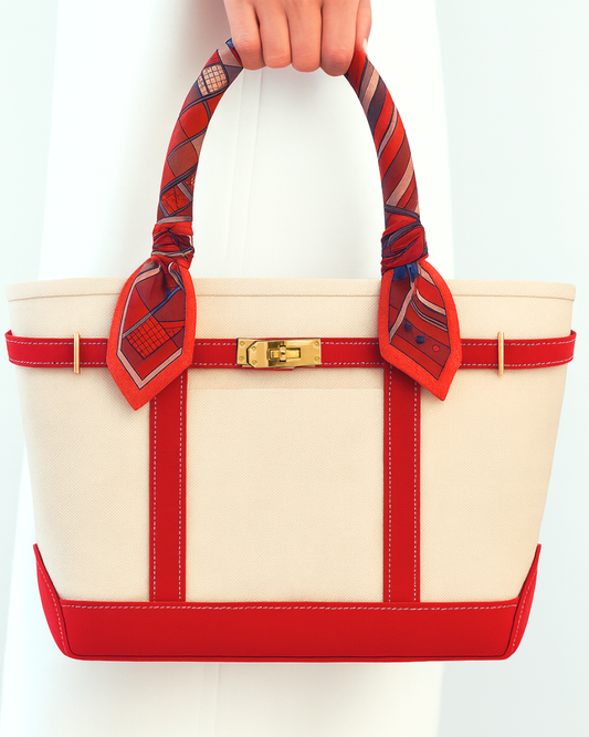 Limited Edition Twilly Tote Boatkin Bag - Crimson Red