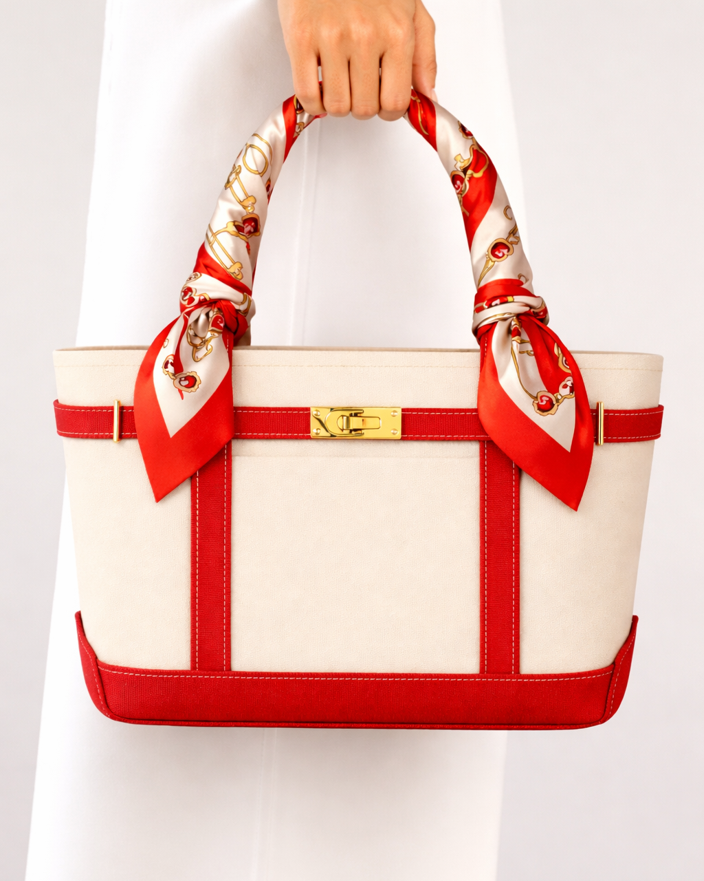 Limited Edition Twilly Tote Boatkin Bag - Crimson Red